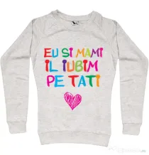 Bluza ADLER dama Il iubim pe tati Migdala melanj