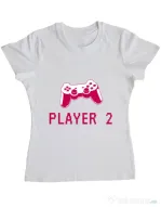 Tricou ADLER dama Player 2 Alb