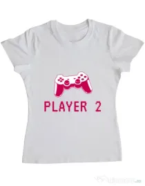 Tricou ADLER dama Player 2 Alb