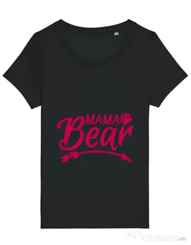 Tricou STANLEY STELLA dama Mama bear Negru