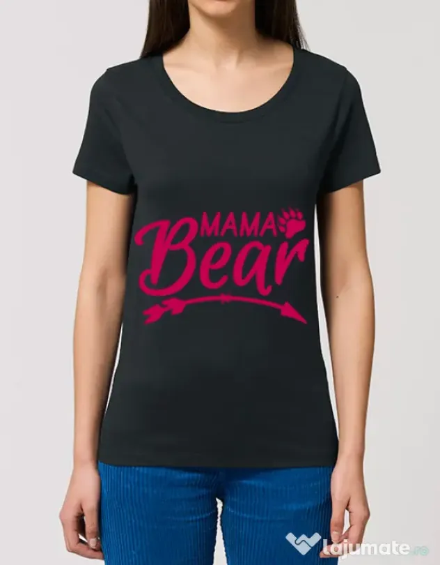 Tricou STANLEY STELLA dama Mama bear Negru