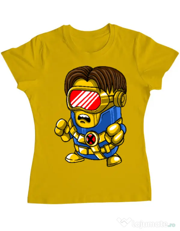 Tricou ADLER dama Cyclops minion Galben