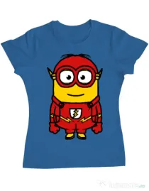 Tricou ADLER dama Minion flash Albastru azuriu
