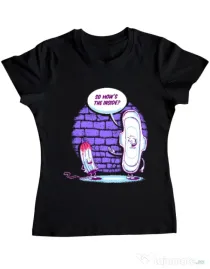 Tricou ADLER dama How is the inside Negru