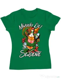 Tricou ADLER dama Mirada Del Serpiente Verde mediu