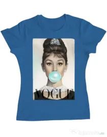 Tricou ADLER dama Audrey Albastru azuriu