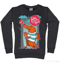 Bluza ADLER dama Haters gonna hate Negru melanj