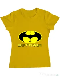Tricou ADLER dama Buttman Galben