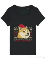 Tricou STANLEY STELLA dama Doge christmas Negru