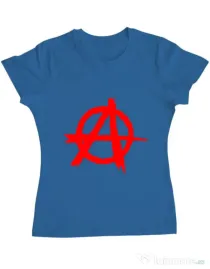 Tricou ADLER dama Anarchy Albastru azuriu