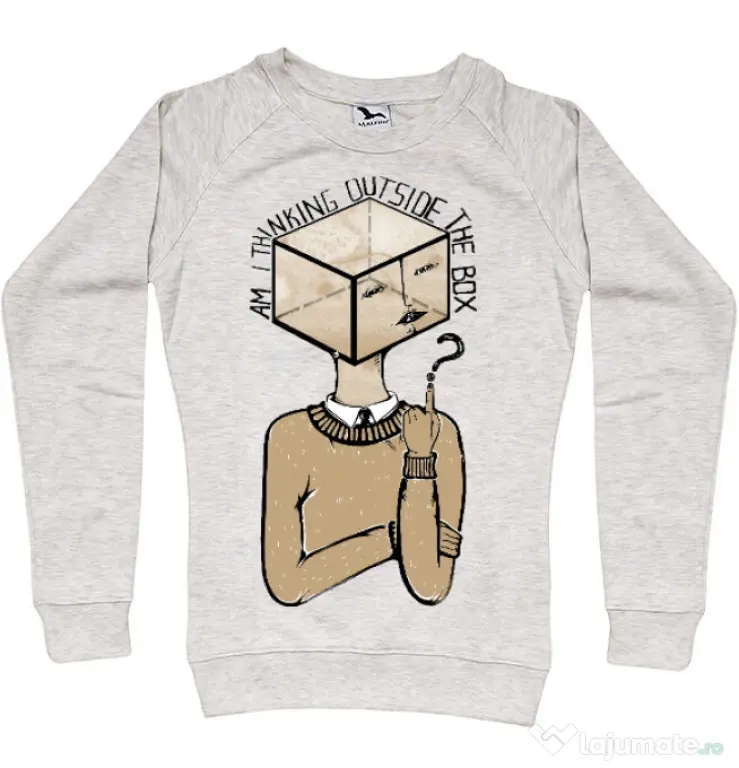 Bluza ADLER dama Am I thinking outside the box Migdala melanj