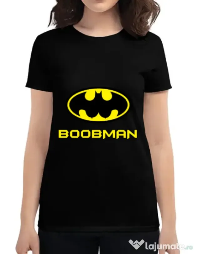 Tricou ADLER dama Boobman Negru