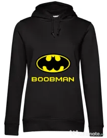 Hoodie dama cu gluga Boobman Negru