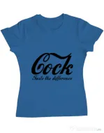 Tricou ADLER dama Taste the difference Albastru azuriu