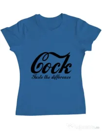 Tricou ADLER dama Taste the difference Albastru azuriu