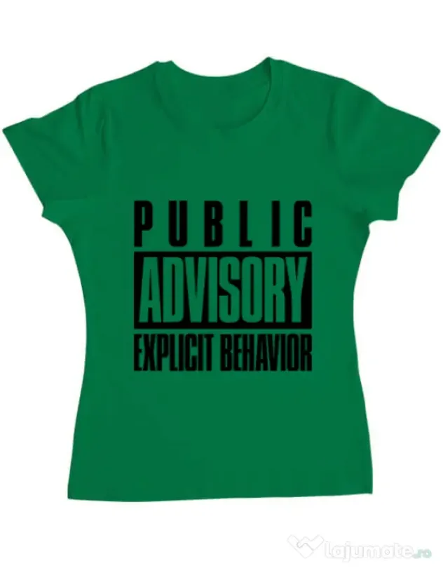 Tricou ADLER dama Explicit behavior Verde mediu