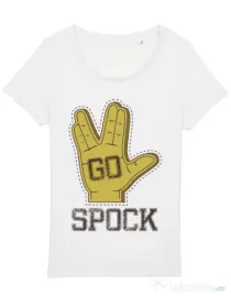 Tricou STANLEY STELLA dama Go spock Alb