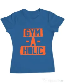 Tricou ADLER dama Gymaholic Albastru azuriu
