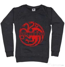 Bluza ADLER dama Bend the knee Negru melanj