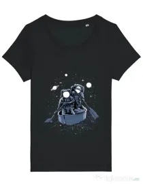 Tricou STANLEY STELLA dama Across the galaxy Negru