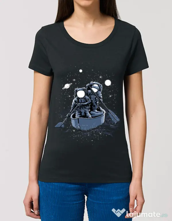 Tricou STANLEY STELLA dama Across the galaxy Negru