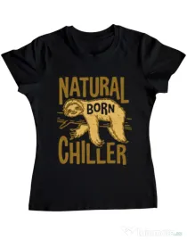 Tricou ADLER dama Natural born chiller Negru