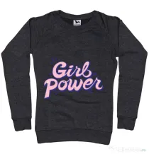 Bluza ADLER dama Girl power Negru melanj