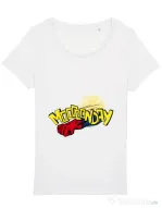 Tricou STANLEY STELLA dama Mooonday Alb