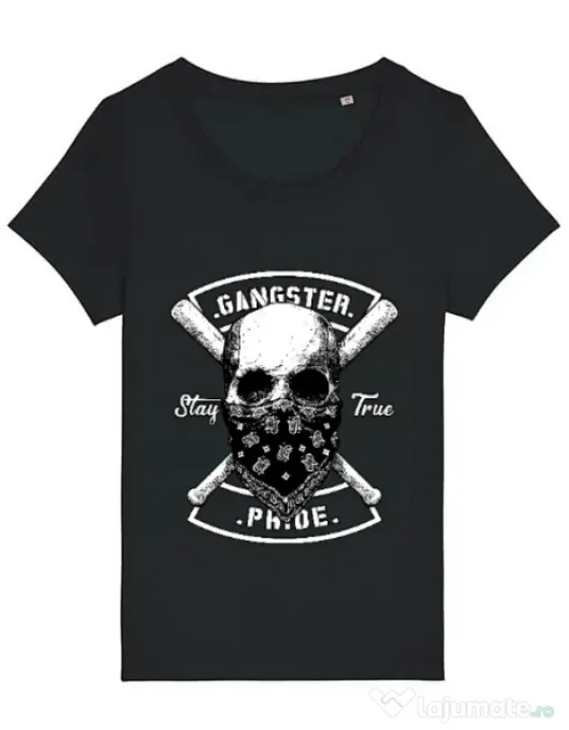 Tricou STANLEY STELLA dama Gangster skull Negru