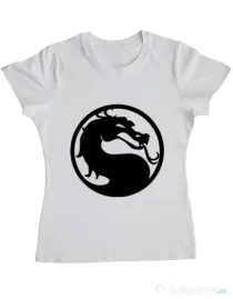 Tricou ADLER dama Kombat time Alb