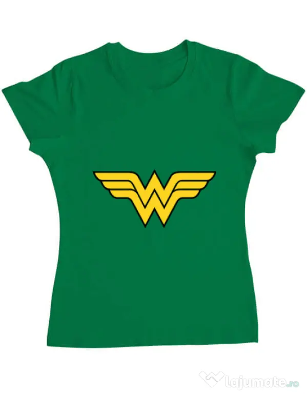 Tricou ADLER dama Wonder woman Verde mediu