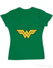 Tricou ADLER dama Wonder woman Verde mediu
