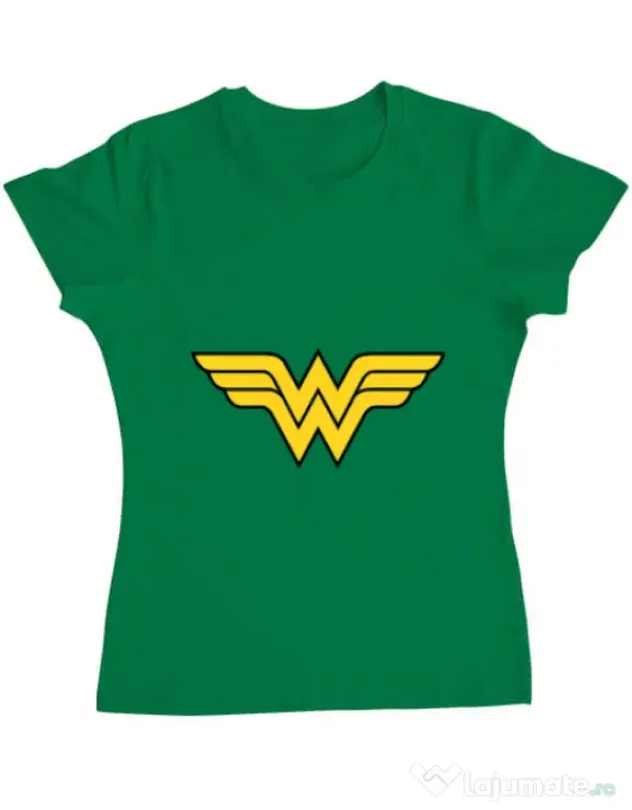 Tricou ADLER dama Wonder woman Verde mediu