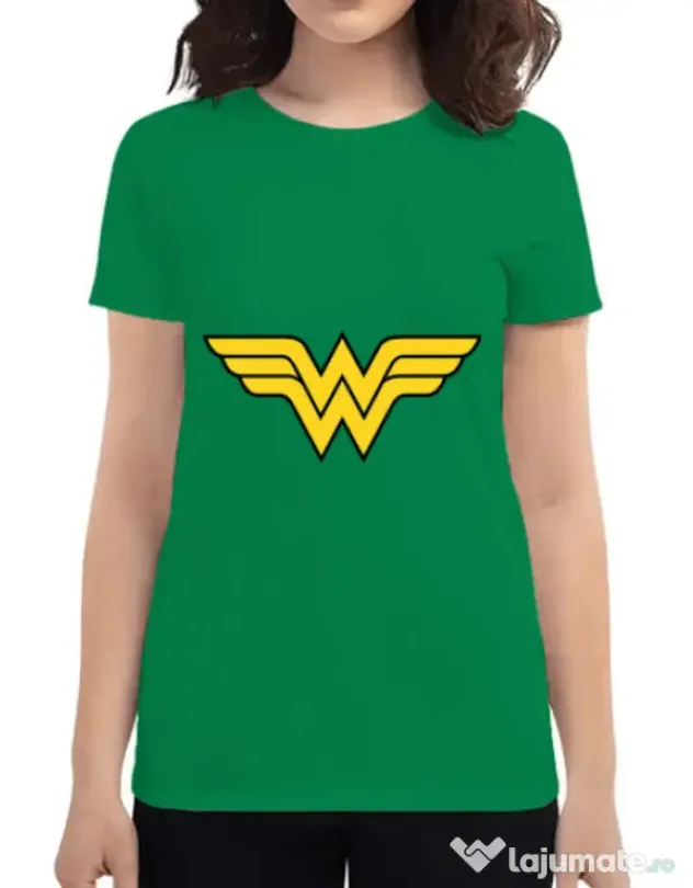 Tricou ADLER dama Wonder woman Verde mediu