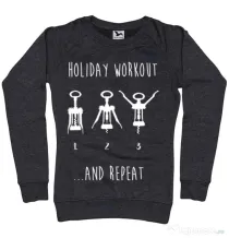 Bluza ADLER dama Holiday workout Negru melanj