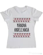 Tricou ADLER dama Mandra ardeleanca Alb