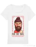 Tricou STANLEY STELLA dama Pui de dac Alb
