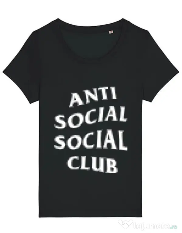 Tricou STANLEY STELLA dama Anti social Negru