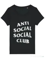 Tricou STANLEY STELLA dama Anti social Negru