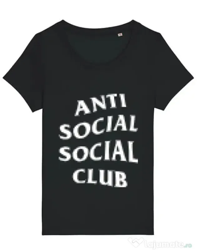 Tricou STANLEY STELLA dama Anti social Negru