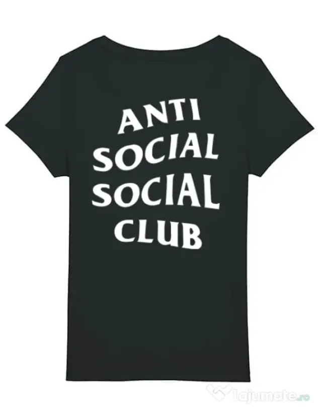 Tricou STANLEY STELLA dama Anti social Negru