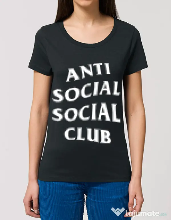 Tricou STANLEY STELLA dama Anti social Negru