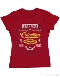 Tricou ADLER dama Colentina Rosu