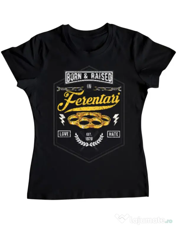 Tricou ADLER dama Ferentari Negru