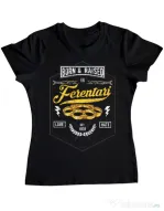 Tricou ADLER dama Ferentari Negru
