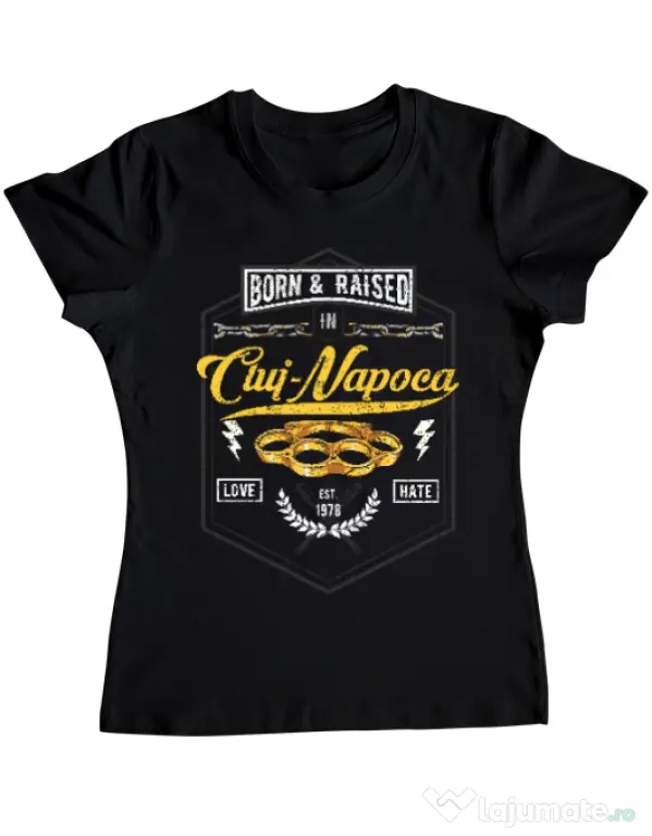 Tricou ADLER dama Cluj Napoca Negru