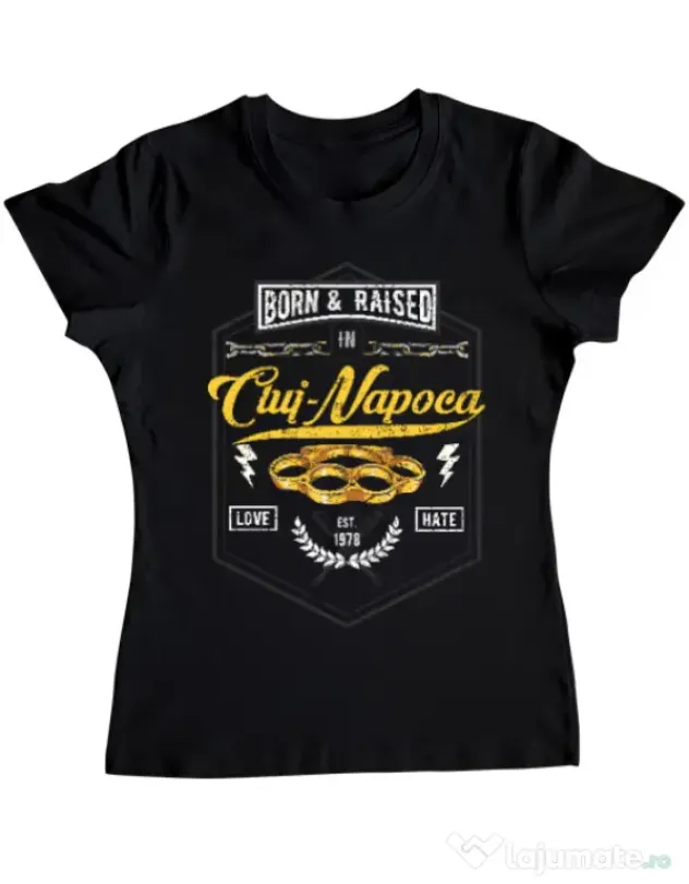 Tricou ADLER dama Cluj Napoca Negru