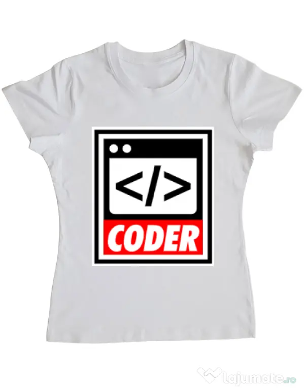 Tricou ADLER dama Coder Alb
