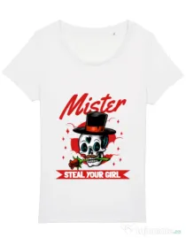 Tricou STANLEY STELLA dama Mr. steal your girl Alb