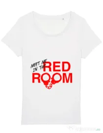 Tricou STANLEY STELLA dama Red room Alb